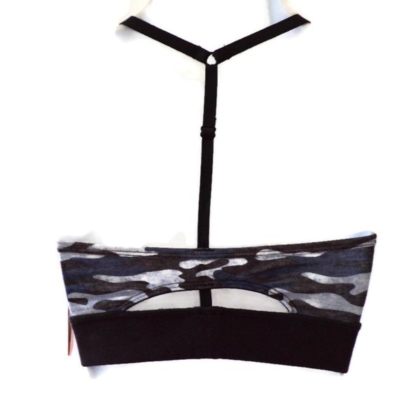 Colsie Sports Bra Navy Camo XS 1 Piece WA2094 - Picture 4 of 4